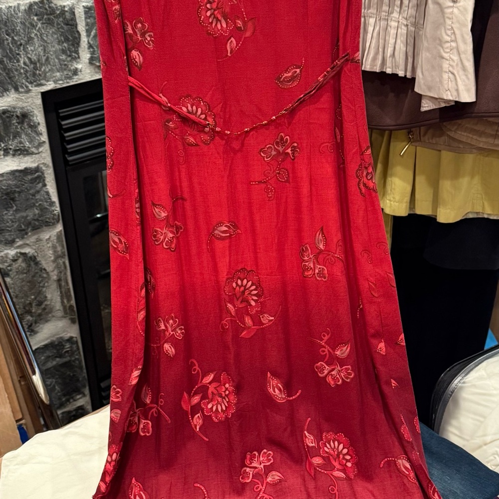 Reitmans Red Gradient Ombré Dress